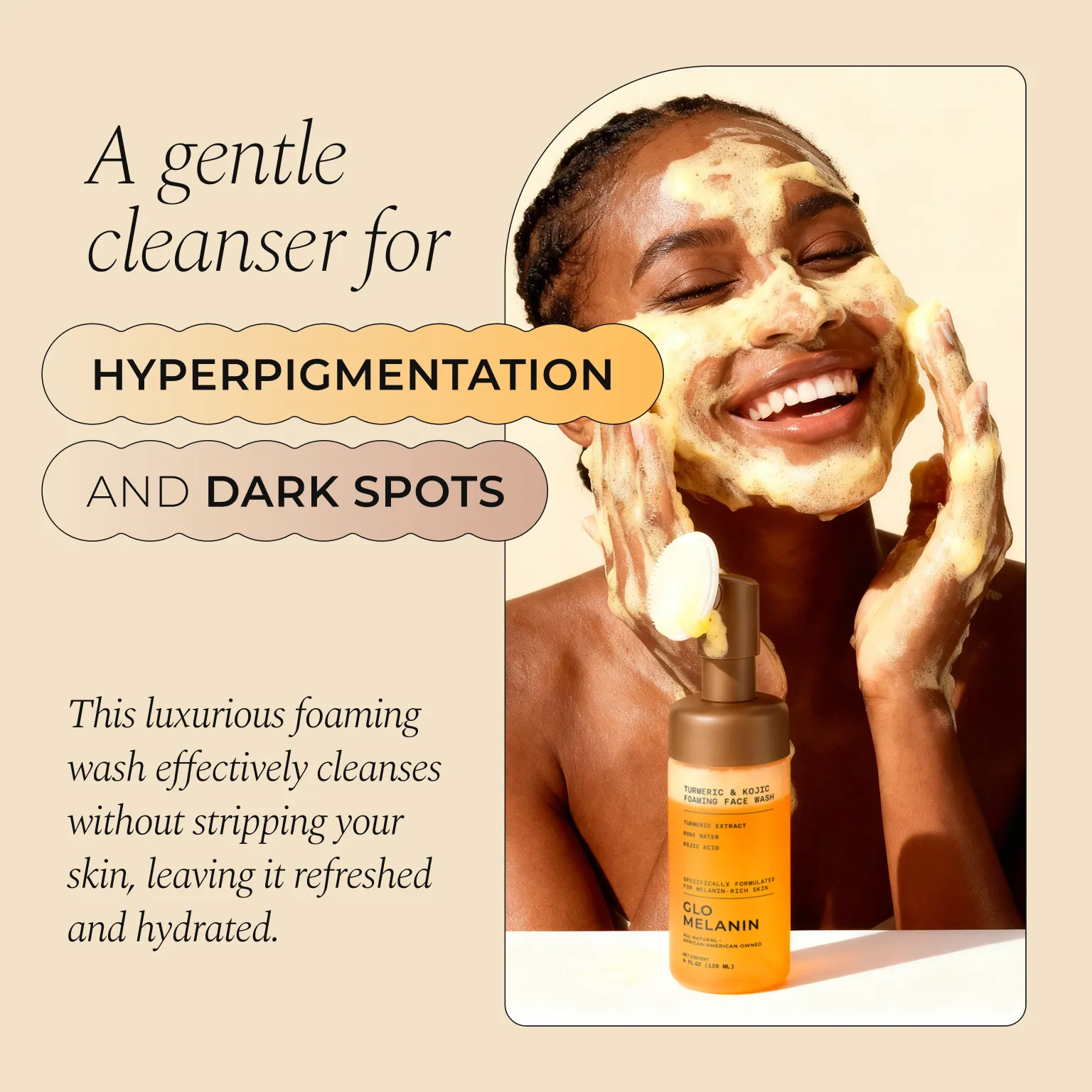 Turmeric and Kojic Foaming Face Wash - Image 3
