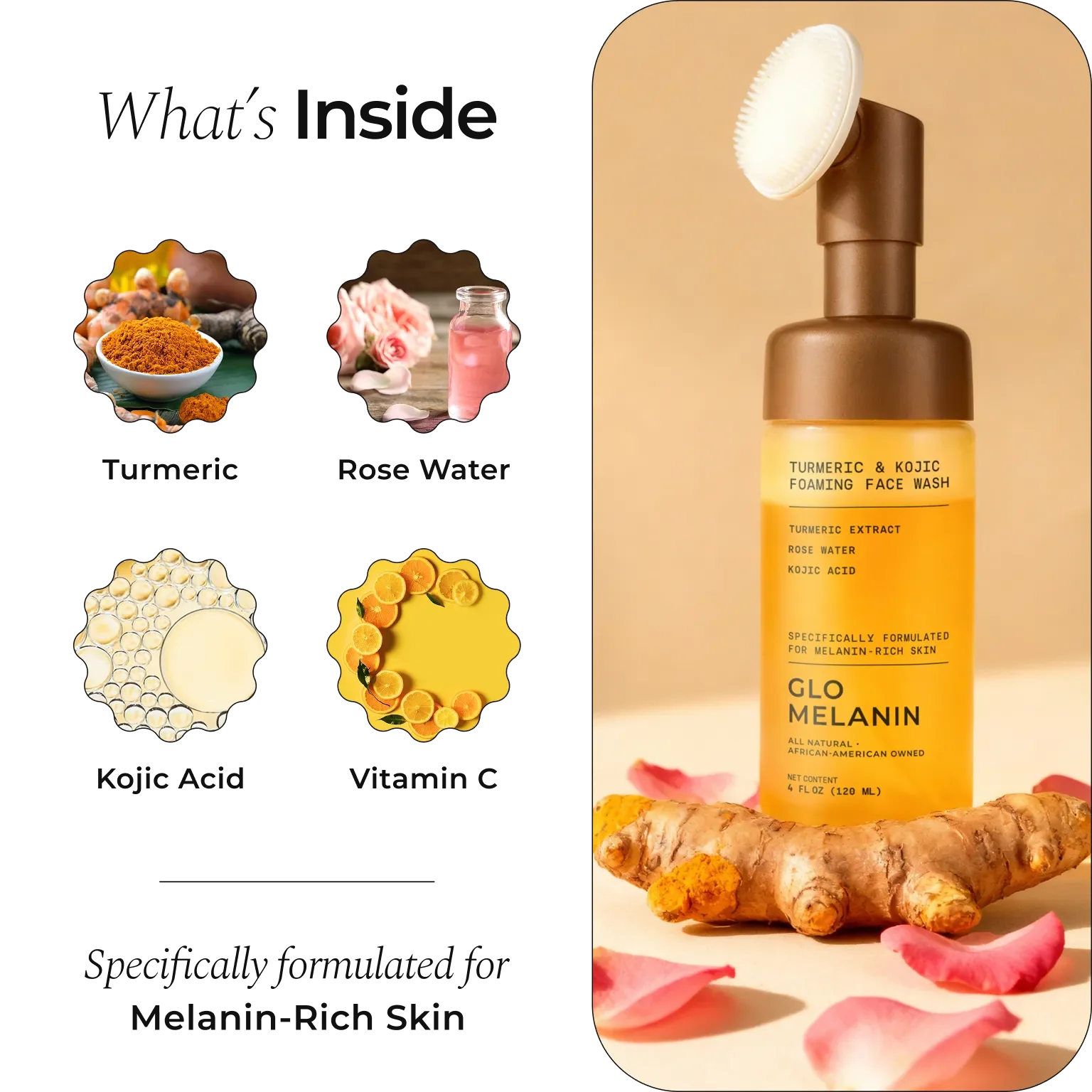 Turmeric and Kojic Foaming Face Wash - Image 5